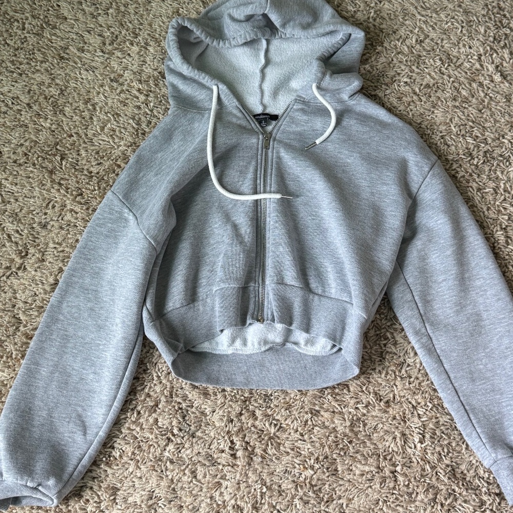 A cropped jacket